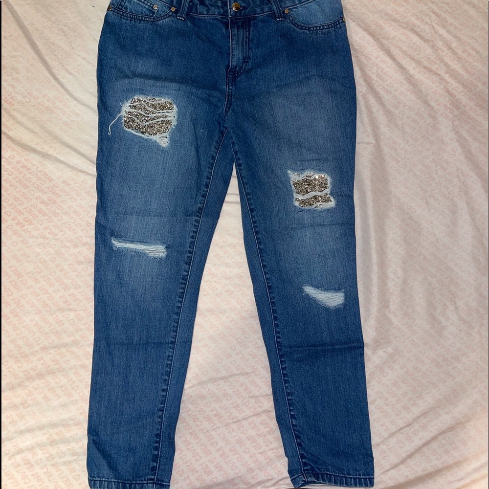 Jennifer Lopez super skinny crop jeans